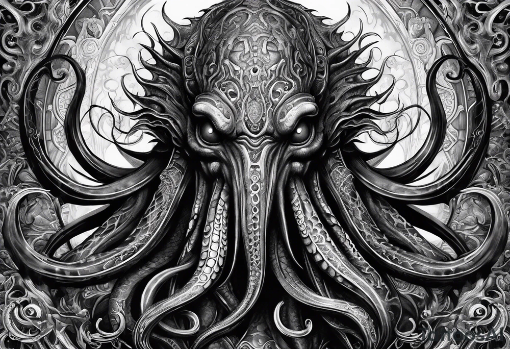 cthulu, half sleeve tattoo idea