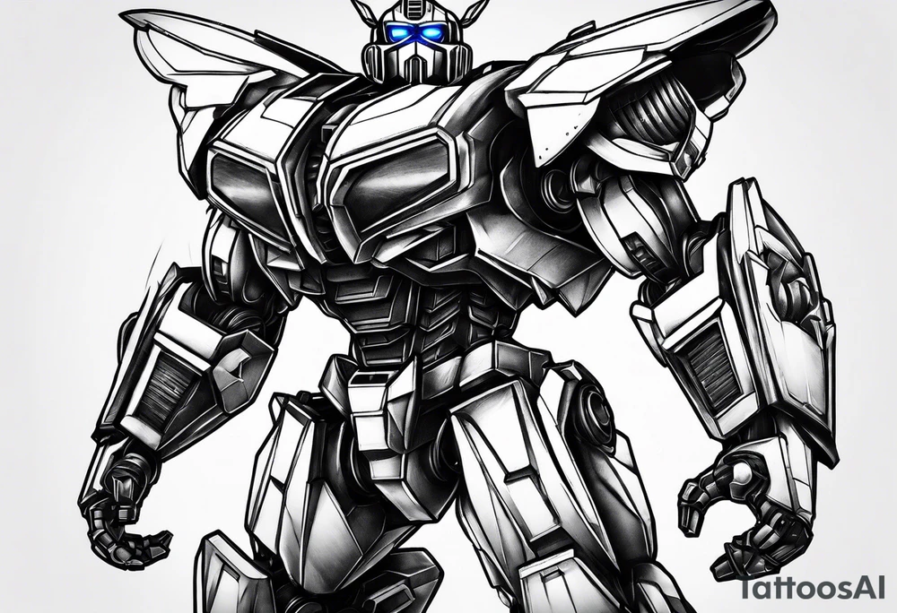 Bumblebee transformer tattoo idea