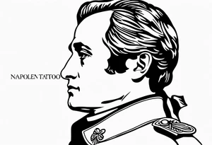 napoleon tattoo with text tattoo idea