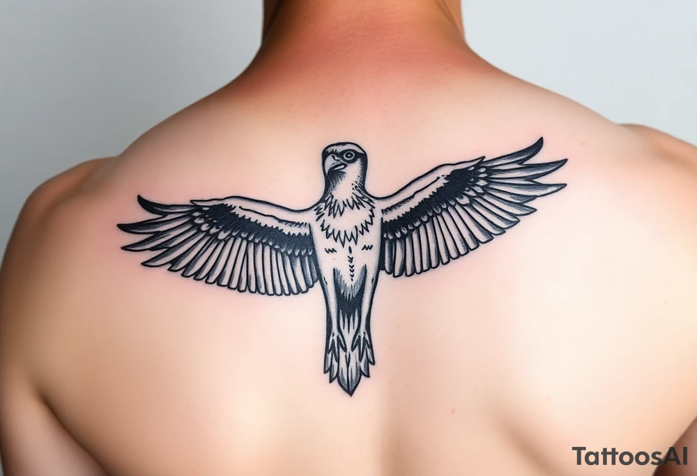 Realistic Osprey tattoo idea