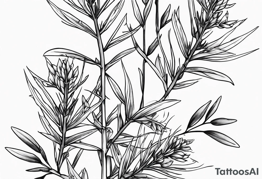 Fireweed tattoo idea