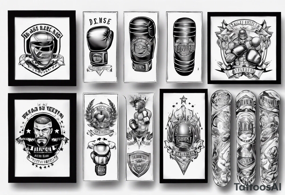 boxing arenas tattoo idea