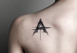 A tattoo that gives off fashion, and streetwear with inspiration from Virgil Abloh tattoo idea