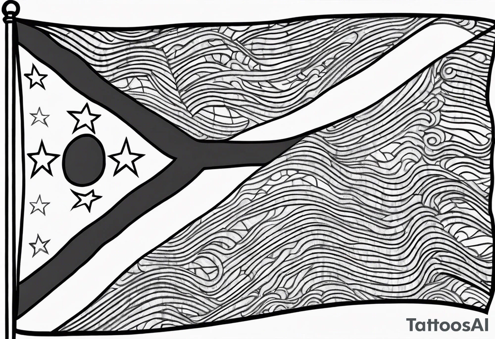 Filipino flag tattoo idea