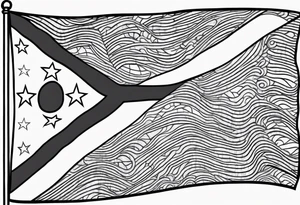 Filipino flag tattoo idea