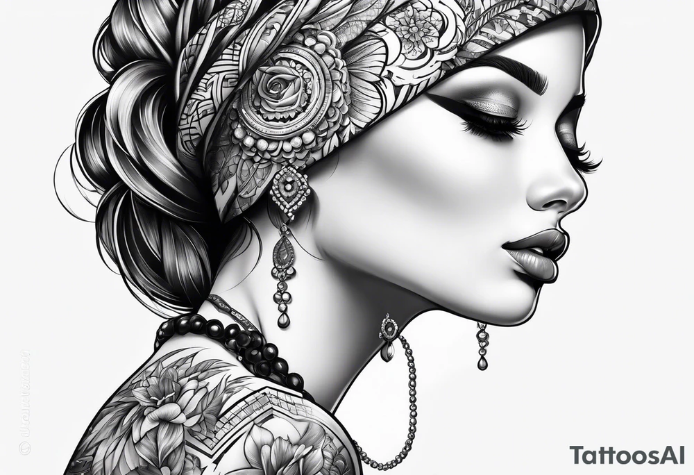 Women tattoo idea