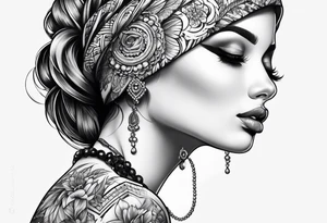Women tattoo idea