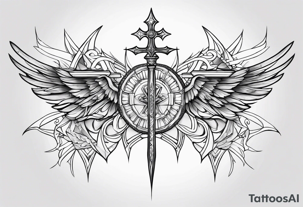 Holy lance tattoo idea