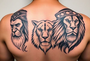 first off all can u get me a picture of imam ali and a lion on on one side and imam ali on the other side make sure u get the pictures from google on the whole back from up to down tattoo idea
