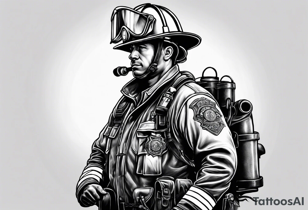 Firefighter rebirth tattoo idea