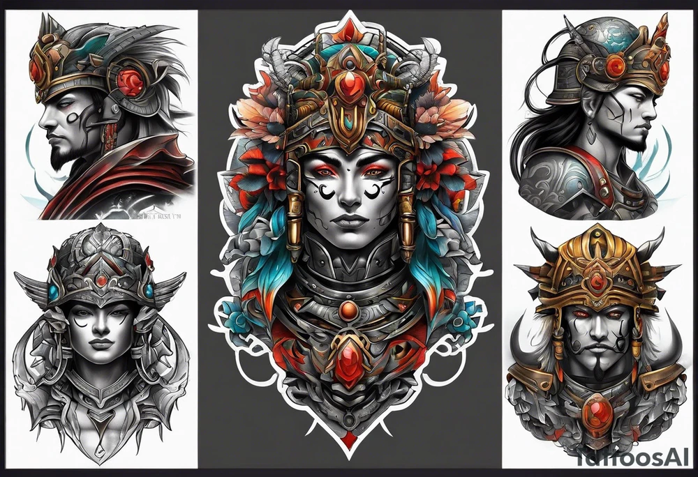 Warrior tattoo idea
