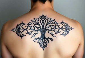 Kabbalah tree of life sefirot tattoo idea