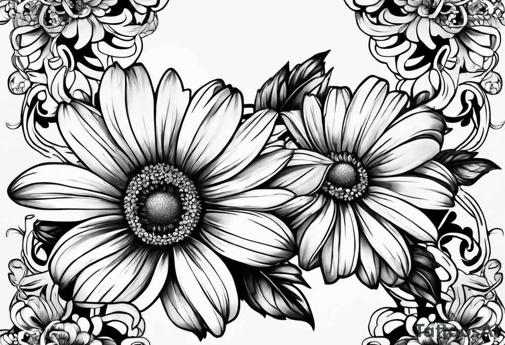 Daisy chain tattoo idea