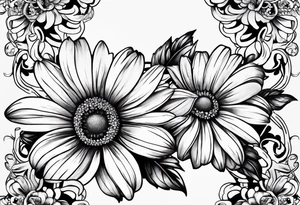 Daisy chain tattoo idea