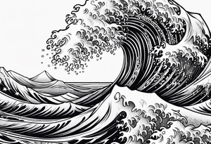 madrid waves tattoo idea