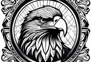 An eagle tattoo idea