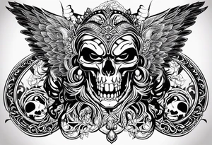 kali ma, alien goddess, valkrye, aries, cosmic pirate, divine feminine, zenza resonance, pachamama, lotus azul, blank panther, eagle, skull, 5D, nueva gaya, dna 12, left side chest tatoo tattoo idea