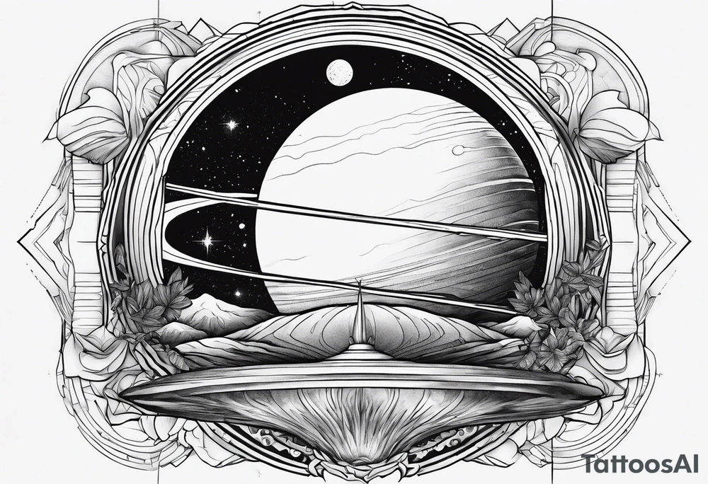 Saturno tattoo idea