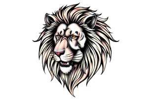 a majestic lion tattoo idea