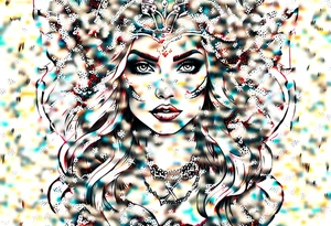 Mermaid skeleton tattoo idea