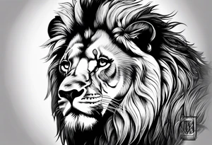 Lion from atlas tattoo idea
