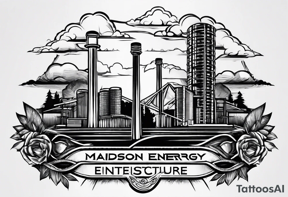 madison energy infrastructure logo tattoo idea