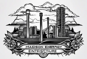 madison energy infrastructure logo tattoo idea