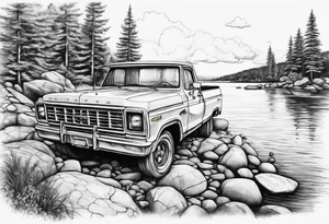 Skipping rocks tattoo idea