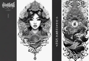 Vietnam calligraphy tattoo idea