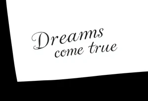 Dreams come true tattoo idea