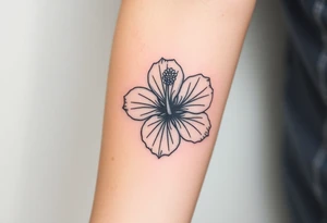 indigenous, ecuador, hibiscus flower tattoo idea