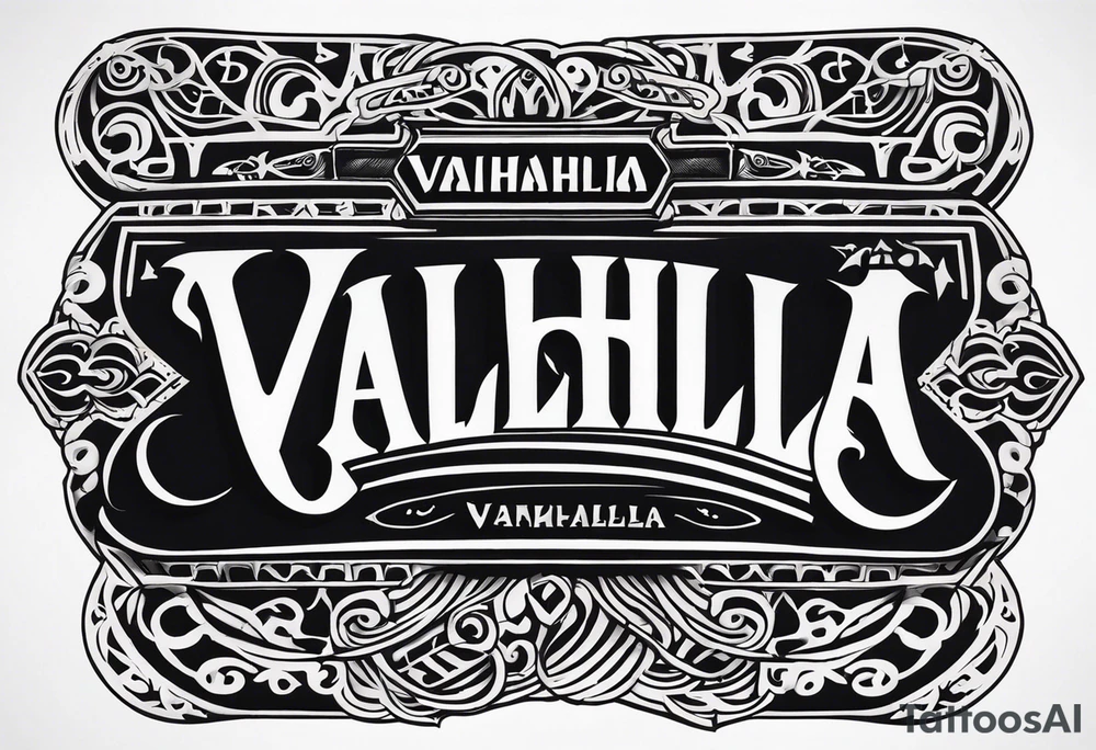 Valhalla tattoo idea