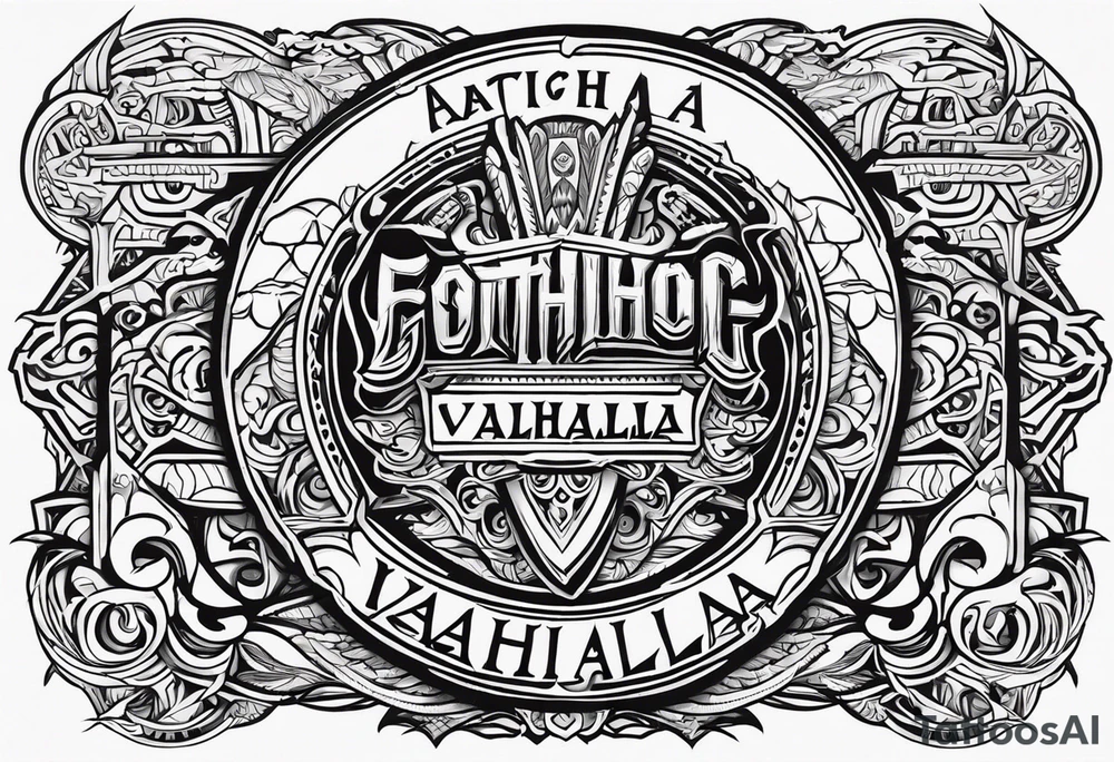 Valhalla tattoo idea