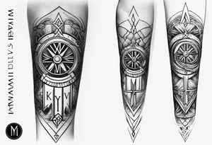 MMIV roman numeral small forearm stylish tattoo tattoo idea