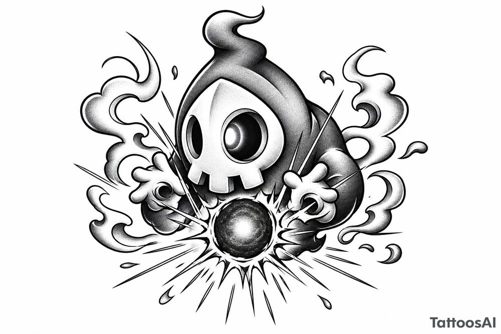 Duskull charging energy for supermove tattoo idea