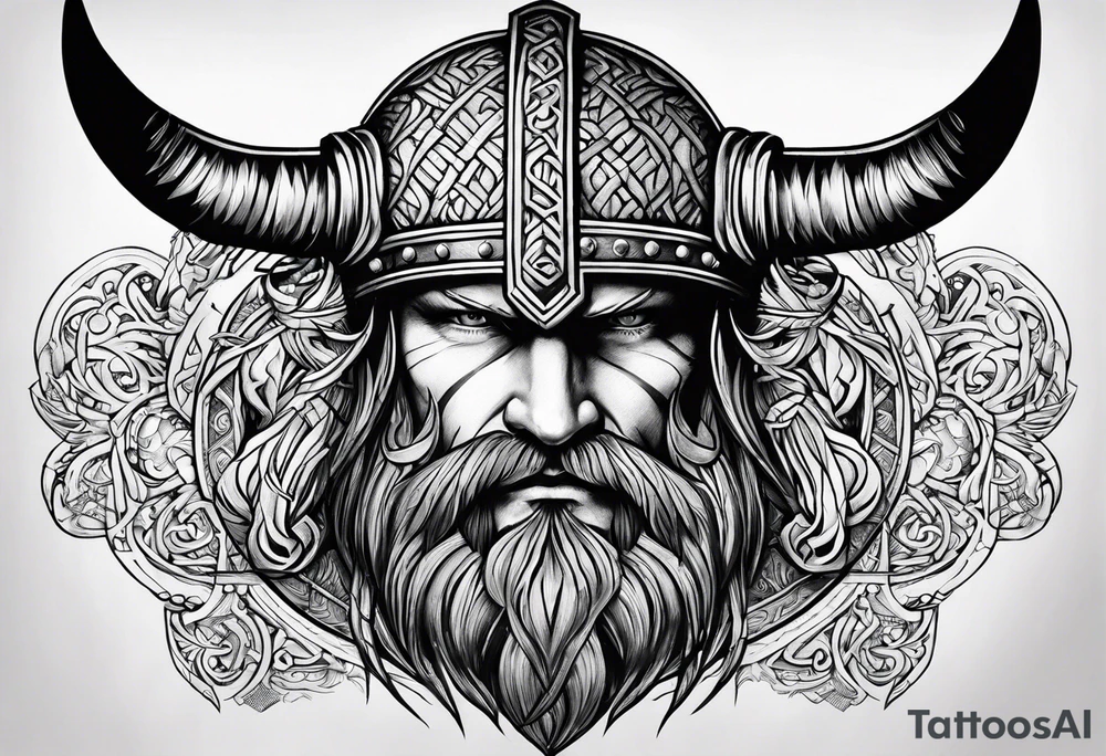 Viking, pfern tattoo idea