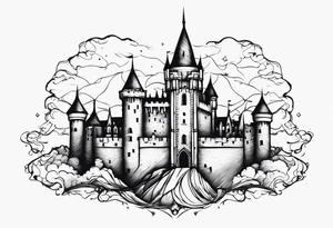 castle tattoo idea