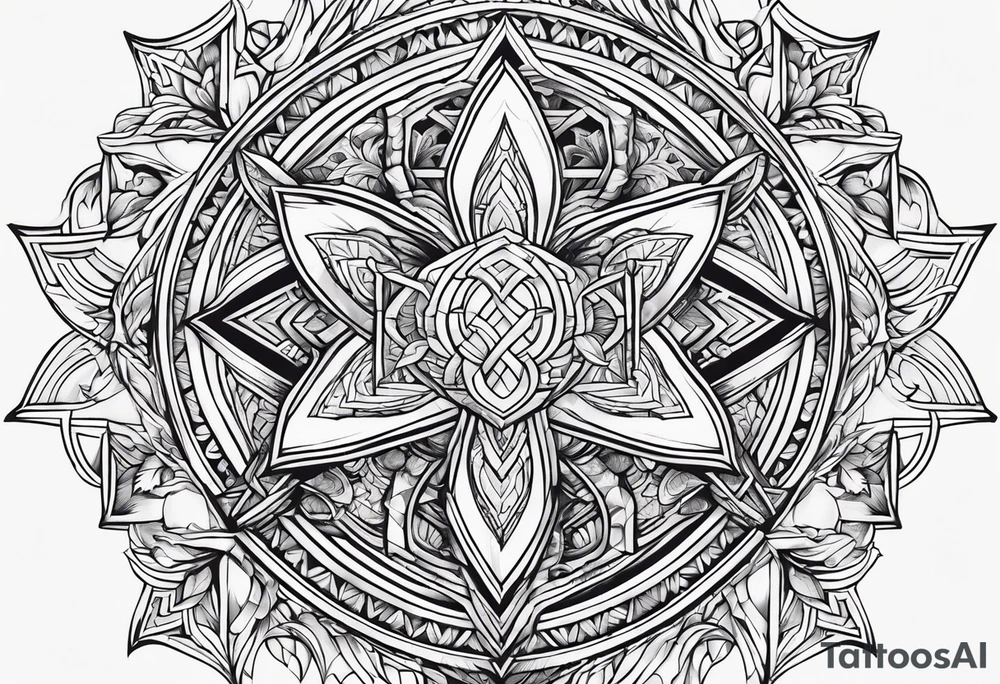 cross tattoo idea