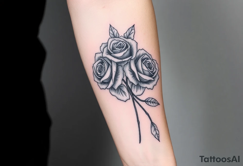 roses tattoo idea