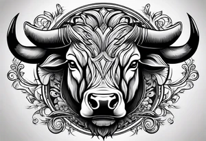bull tattoo idea