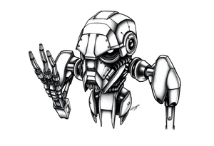 Star Wars battle droid tattoo idea