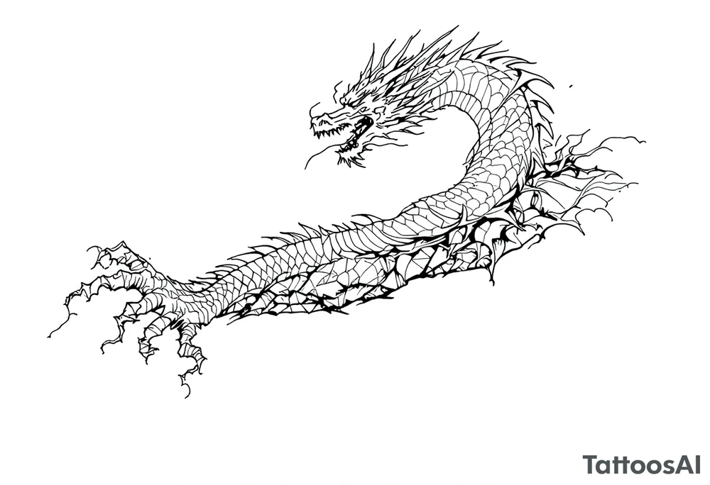 dragon tattoo idea