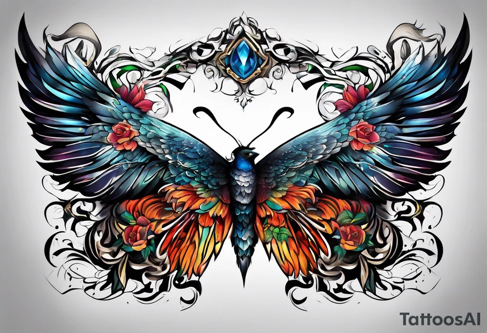 full back tattoo tattoo idea