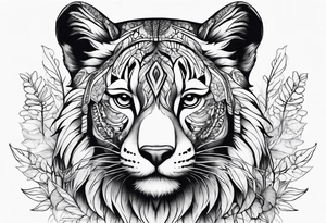 Animal cute tattoo idea