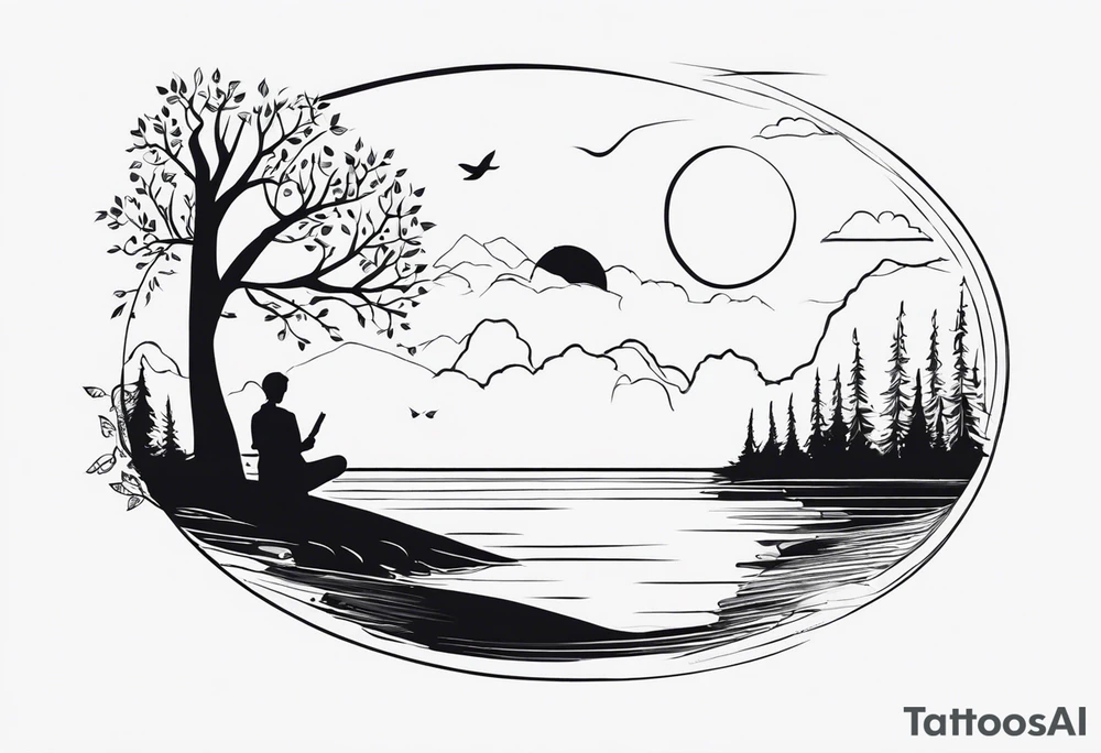 A lover of nature and literature. Loves to travel and is connected to the spiritual and musical world tattoo idea
