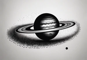 simple jupiter tattoo design tattoo idea
