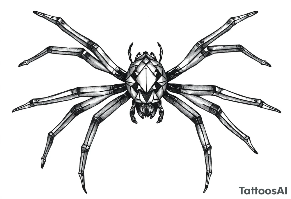 Spider tattoo idea