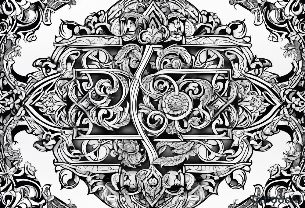 Fleur de lys celtique tattoo idea