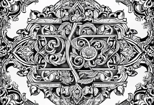 Fleur de lys celtique tattoo idea