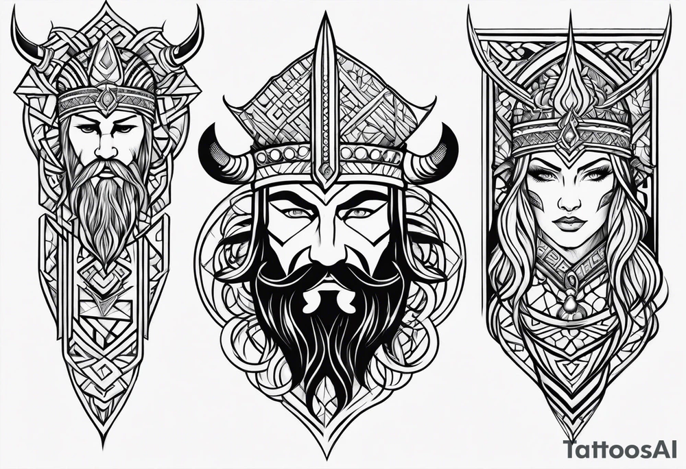Vikinga tattoo idea